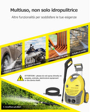 Carica l'immagine nel visualizzatore di Gallery, oasser Idropulitrice ad Alta Pressione a Freddo, 1600W, 140bar, 420L/H di... - Ilgrandebazar