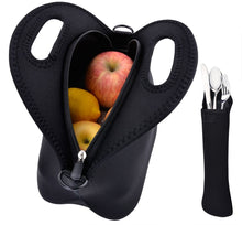 Carica l'immagine nel visualizzatore di Gallery, COOFIT Borsa Termica, Termica Pranzo Piccola Picnic Ufficio Porta Nero - Ilgrandebazar