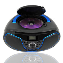 Carica l'immagine nel visualizzatore di Gallery, LONPOO Radio Portatile Boombox, Lettore CD / MP3 Bambini con USB, Nero 1 - Ilgrandebazar
