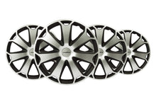 Carica l'immagine nel visualizzatore di Gallery, Goodyear GOD9043 Set di 4 Copricerchi Daytona, 15", Argento/Nero - Ilgrandebazar