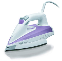 Carica l'immagine nel visualizzatore di Gallery, Braun TS715 Texstyle Ferro da Stiro a Vapore, 2300 W, Mallow Bianco/Lilla - Ilgrandebazar