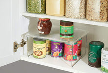 Carica l'immagine nel visualizzatore di Gallery, iDesign Organizer cucina, Piccolo scaffale empty, Trasparente E Argento - Ilgrandebazar