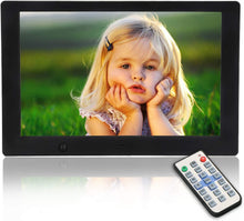 Carica l'immagine nel visualizzatore di Gallery, MYPIN Cornice Digitale, Cornice Digitale USB Display IPS HD da 10,1 Pollici con Sensore di Movimento e Telecomando, Supporto USB e Scheda SD