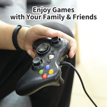 Carica l'immagine nel visualizzatore di Gallery, Dhaose Xbox 360 Game Controller, Wired Game Controller Gamepad controller di design ergonomico migliorato per Xbox 360 PC Windows 7/ 8 / 10