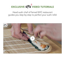 Carica l'immagine nel visualizzatore di Gallery, AYA Kit di Sushi bambù con Coltello Chef - Video Tutorial Online -... - Ilgrandebazar