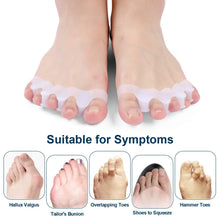 Carica l'immagine nel visualizzatore di Gallery, 4 Paia gel Toe Separatore, barelle in per dita del piede sovrapposte,... - Ilgrandebazar