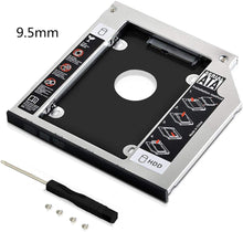 Carica l'immagine nel visualizzatore di Gallery, GeekerChip Hard Drive Caddy Frame 9,5mm,2nd 2.5" HDD/SSD SATA 3.0 HDD Hard...