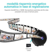 Carica l'immagine nel visualizzatore di Gallery, Mini Telecamera Sorveglianza Spia KEAN Full HD 1080P Portatile Micro... - Ilgrandebazar