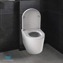 Carica l'immagine nel visualizzatore di Gallery, Sedile WC in Duroplast bianco con abbassamento automatico - coperchio Bianco - Ilgrandebazar