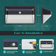 Carica l'immagine nel visualizzatore di Gallery, Luce Solare LED Esterno, Kilponen 108 Super Luminosa Lampada con... - Ilgrandebazar