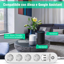 Carica l'immagine nel visualizzatore di Gallery, KinCam Multipresa Ciabatta Elettrica WiFi, Smart #1 Wifi Prese - Ilgrandebazar