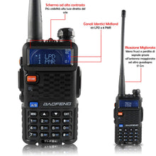 Carica l'immagine nel visualizzatore di Gallery, TECHSIDE &amp; BAOFENG MODELLO PIU' POTENTE 8W | Radio TI-F8+ 1. - Ilgrandebazar