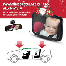 Carica l'immagine nel visualizzatore di Gallery, Specchietto Retrovisore Bambini, Specchio Auto Bambino, Nero - Ilgrandebazar