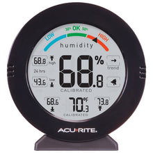 Carica l'immagine nel visualizzatore di Gallery, AcuRite Indoor Humidity Monitor PRO Accuracy con allarmi Silver - Ilgrandebazar