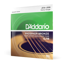 Carica l'immagine nel visualizzatore di Gallery, D'Addario EJ16 Set Corde Acustica EJ Phosphor BRZ RND WND - Ilgrandebazar