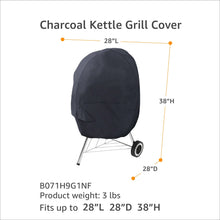 Carica l'immagine nel visualizzatore di Gallery, AmazonBasics - Telo protettivo per barbecue a cupola, Nero - Ilgrandebazar