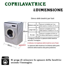 Carica l'immagine nel visualizzatore di Gallery, AKEfit Coperchio della Lavatrice Protettivo 60×60×85cm, Silver