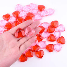 Carica l'immagine nel visualizzatore di Gallery, TUPARKA 60 PZ Cuori in Acrilico Rosso per 60pcs - Ilgrandebazar