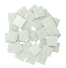 Carica l'immagine nel visualizzatore di Gallery, intervisio Supporto Autoadesive per Fascette Stringicavo 19 mm x 19 mm, Natur - Ilgrandebazar
