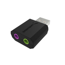 Carica l'immagine nel visualizzatore di Gallery, Sabrent Adattatore USB Audio Esterno Stereo per Windows e Mac. Plug &amp; Play...