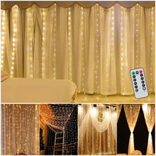 Carica l'immagine nel visualizzatore di Gallery, Yizhet Luci per Tende 3x3m 300 LED Tenda con Catena di luminosa... - Ilgrandebazar