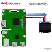 Carica l'immagine nel visualizzatore di Gallery, AZDelivery 3 x Display OLED 0,96 pollici 128x64 Pixel I2C 3x - Ilgrandebazar