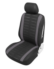 Carica l'immagine nel visualizzatore di Gallery, Upgrade4cars Coprisedili Auto Universale, B1 Nero Grigio - Anteriore - Ilgrandebazar