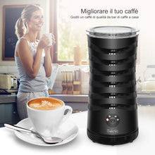 Carica l'immagine nel visualizzatore di Gallery, Montalatte Elettrico Riscaldatore per Monta latte caldo e freddo,Doppio Rivestimento Antiaderente,Montalatte Automatico con Bollitore,Perfetto per Cappuccino,Macchiato,Latte