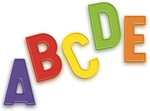 Carica l'immagine nel visualizzatore di Gallery, Quercetti- Confezione di Lettere Maiuscole Magnetiche, Single, Multicolore, 48 Pezzi, 05461