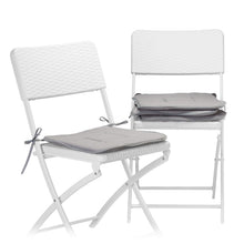 Carica l'immagine nel visualizzatore di Gallery, Relaxdays 10020638_111 Set 4 Cuscini per Sedia 38x38x2 cm, Antracite