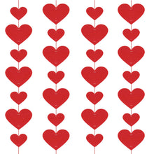 Carica l'immagine nel visualizzatore di Gallery, TUPARKA 2 Taglie 100 Pezzi San Valentino Cuore Ghirlanda Rosso Feltro Cuore... - Ilgrandebazar