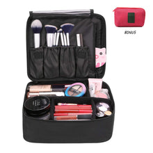 Carica l'immagine nel visualizzatore di Gallery, DIMJ Porta Trucchi da Viaggio, Borsa Trucco Professionale Beauty Case Nero - Ilgrandebazar