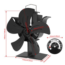 Carica l'immagine nel visualizzatore di Gallery, Ventilatore per Stufa, Ventola Stufa Di Grandi Dimensioni