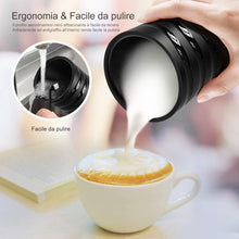 Carica l'immagine nel visualizzatore di Gallery, Montalatte Elettrico Riscaldatore per Monta latte caldo e freddo,Doppio Rivestimento Antiaderente,Montalatte Automatico con Bollitore,Perfetto per Cappuccino,Macchiato,Latte