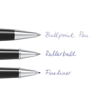 Carica l'immagine nel visualizzatore di Gallery, Montblanc 105158 - Refill (M) per penne roller e fineliner, M, Mystery Black