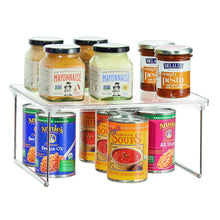 Carica l'immagine nel visualizzatore di Gallery, iDesign Organizer cucina, Piccolo scaffale empty, Trasparente E Argento - Ilgrandebazar