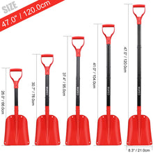 Carica l'immagine nel visualizzatore di Gallery, COFIT 120cm Pala da Neve, Extra Lunghezza Retrattile Rosso e Nero (66-120cm) - Ilgrandebazar