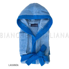 Carica l'immagine nel visualizzatore di Gallery, Caleffi 01853 - Accappatoio Young Spugna 100% Cotone 400 gr/mq - Ilgrandebazar