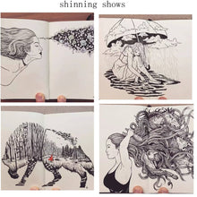 Carica l'immagine nel visualizzatore di Gallery, Fineliner, Beupro nero Pigment Liner micro penne da disegno per schizzi Nero - Ilgrandebazar