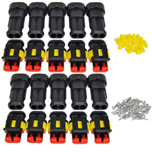 Carica l'immagine nel visualizzatore di Gallery, ZOEON 10 Sets 2 Pins Connettore Impermeabile PA66 Nylon 1.5mm Terminale...