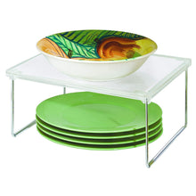 Carica l'immagine nel visualizzatore di Gallery, iDesign Organizer cucina, Piccolo scaffale empty, Trasparente E Argento - Ilgrandebazar