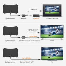 Carica l'immagine nel visualizzatore di Gallery, Bqeel Antenna tv interna per digitale terrestre HDTV TV - Ilgrandebazar