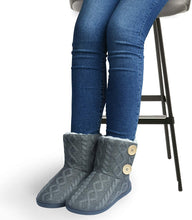 Carica l'immagine nel visualizzatore di Gallery, ONCAI Pantofole da Donna Calde Pantofole in Tessuto a Maglia Comode Pantofole Antiscivolo Fashion