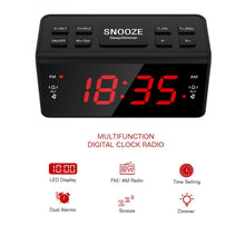 Carica l'immagine nel visualizzatore di Gallery, Radio Sveglia - Grande Display | Digital FM AM Radiosveglia | Sleep Nero - Ilgrandebazar