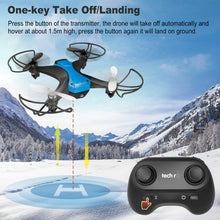 Carica l'immagine nel visualizzatore di Gallery, tech rc Mini Drone Facile da Pilotare con Due Batterie Funzione di Un Small - Ilgrandebazar