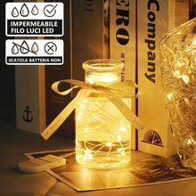 Carica l'immagine nel visualizzatore di Gallery, Luci LED a Batteria【20 Pezzi】Micro Stringa 1M Filo di Rame con 10 LEDs... - Ilgrandebazar