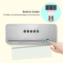Carica l'immagine nel visualizzatore di Gallery, Macchina Sottovuoto per Alimenti Bonsenkitchen, Sigillatore Nero 01 - Ilgrandebazar