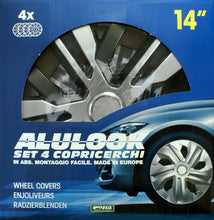 Carica l'immagine nel visualizzatore di Gallery, CORA 41444 Box 4 Alulook Raven Mix Copricerchi, 14" 14 Pollici