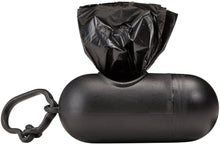 Carica l'immagine nel visualizzatore di Gallery, AmazonBasics - Sacchetti per bisogni dei cani, con dispenser e clip per guinzaglio,300 unità