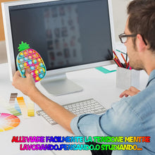 Carica l'immagine nel visualizzatore di Gallery, 4pcs Pop it Toy, Decomprimere Il Giocattolo, Gioco del Cervello, Intrattenimento Interattivo Genitore-Figlio, Il Materiale in Silicone Resistente e Facile da Pulire Color Pineapple